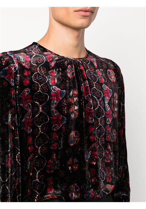 blusa in velluto PIERRE LOUIS MASCIA | Camicia | KANPUR/CML11947361